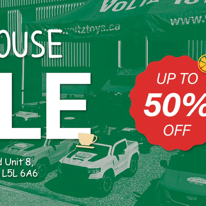 Warehouse Open Now – Ride-On Car Summer Event You Can’t Miss!