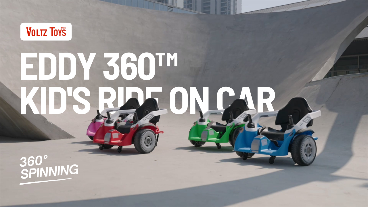 The Ultimate Electric Ride on Car: Eddy 360™ 12V Spinning Joystick Car