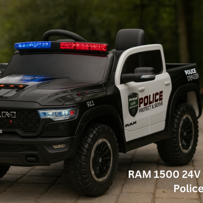 RAM 1500 24V Ride-On Police Truck – A Thrilling Gift for Young Heroes