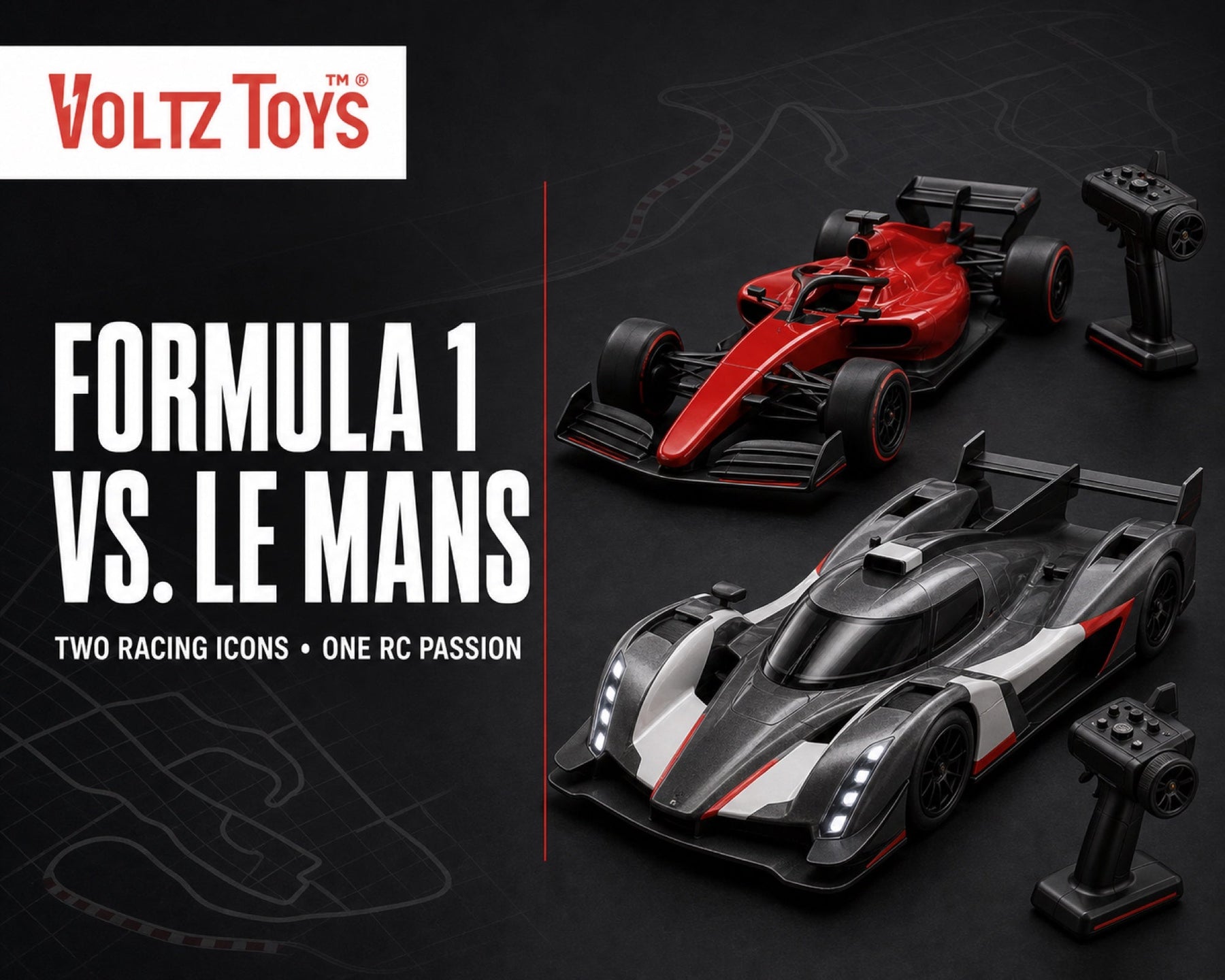 Formula 1 vs. Le Mans: Two Racing Icons, Two Kinds of RC Cars