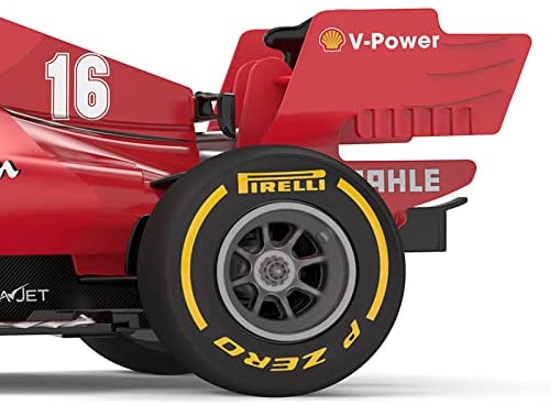 Ferrari SF1000 F1 Supercar 1/16 Scale DIY Building Kit Licensed with Remote Control and Customization Stickers by Rastar, 65pcs